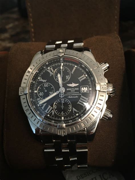 breitling 1884 chronographe certifie chronometre etanche 300m a13370|Breitling 1884 chronograph navitimer.